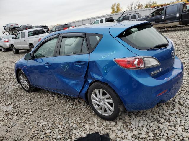 JM1BL1L78C1691114 - 2012 MAZDA 3 I BLUE photo 2