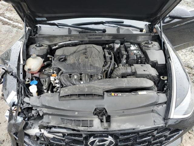 KMHL14JA5NA225682 - 2022 HYUNDAI SONATA SEL BLACK photo 11