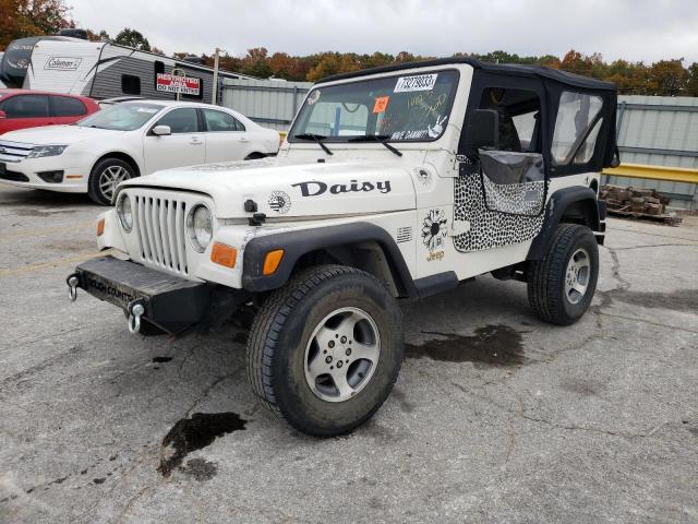 1J4FA39S92P711343 - 2002 JEEP WRANGLER / X WHITE photo 1