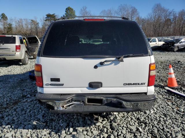 1GNEK13Z03R145787 - 2003 CHEVROLET TAHOE K1500 WHITE photo 6