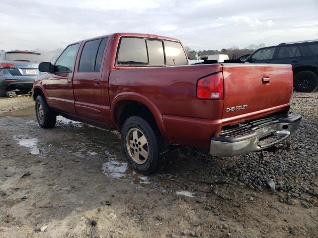 1GCCS14H338164104 - 2003 CHEVROLET S TRUCK S10 BURGUNDY photo 2