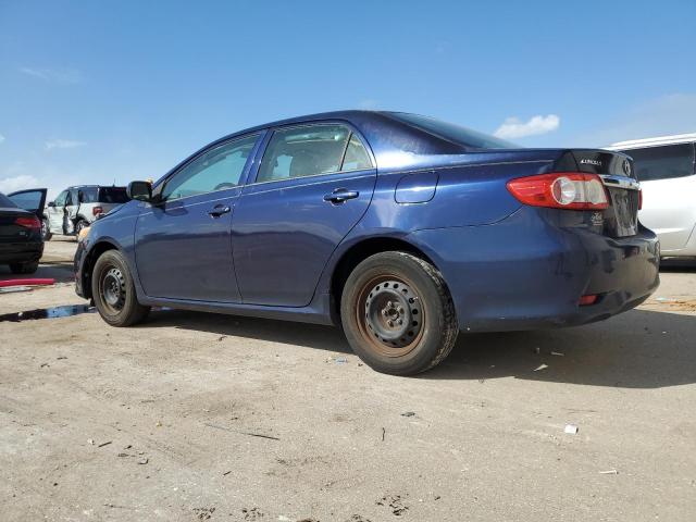 2T1BU4EE0DC083255 - 2013 TOYOTA CORROLLA BASE BLUE photo 2