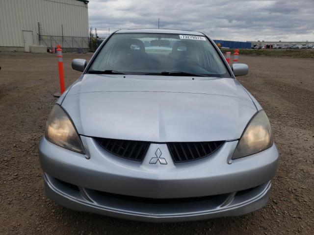 JA3AJ66F45U604357 - 2005 MITSUBISHI LANCER RALLIART SILVER photo 5