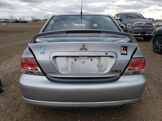 JA3AJ66F45U604357 - 2005 MITSUBISHI LANCER RALLIART SILVER photo 6