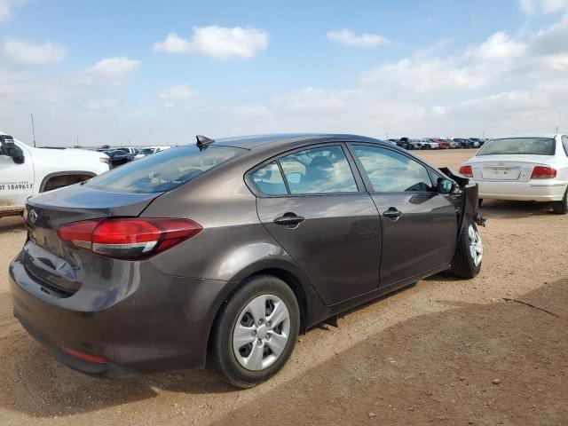 3KPFL4A78HE048692 - 2017 KIA FORTE LX BURGUNDY photo 3