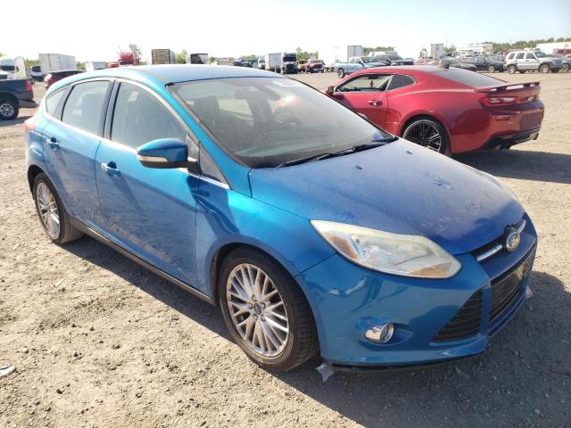 1FAHP3M26CL153700 - 2012 FORD FOCUS SEL BLUE photo 4