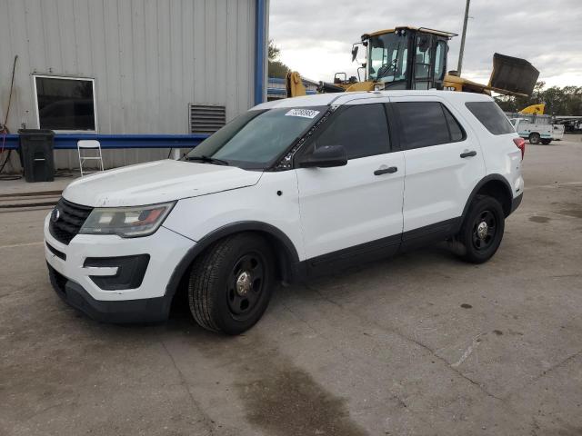 1FM5K8AR3GGD30689 - 2016 FORD EXPLORER POLICE INTERCEPTOR WHITE photo 1