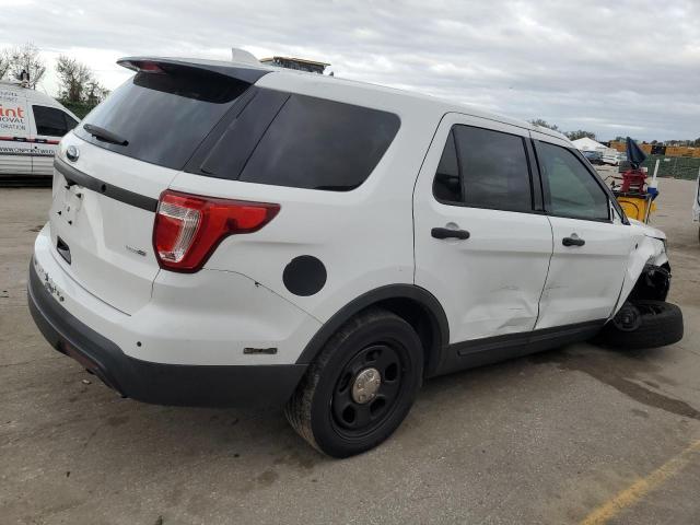 1FM5K8AR3GGD30689 - 2016 FORD EXPLORER POLICE INTERCEPTOR 白色 照片 3