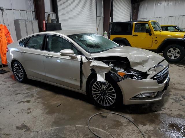 3FA6P0RU8JR140963 - 2018 FORD FUSION TITANIUM/PLATINUM HEV CREAM photo 4