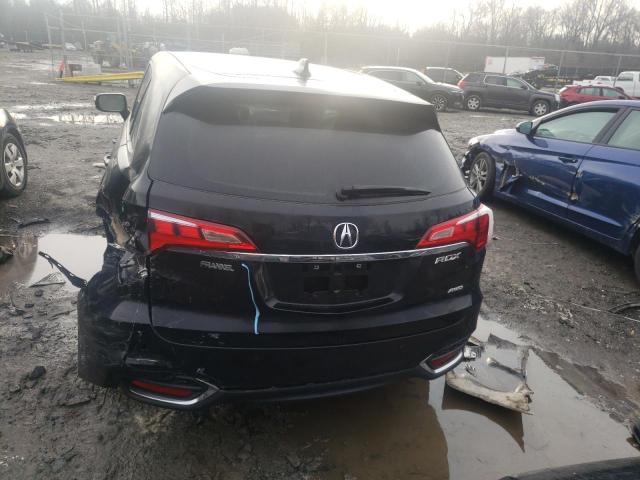 5J8TB4H79HL001725 - 2017 ACURA RDX ADVANCE BLACK photo 6