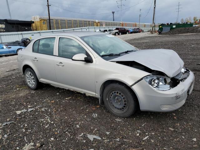 1G1AT58H197157925 - 2009 CHEVROLET COBALT LT SILVER photo 4