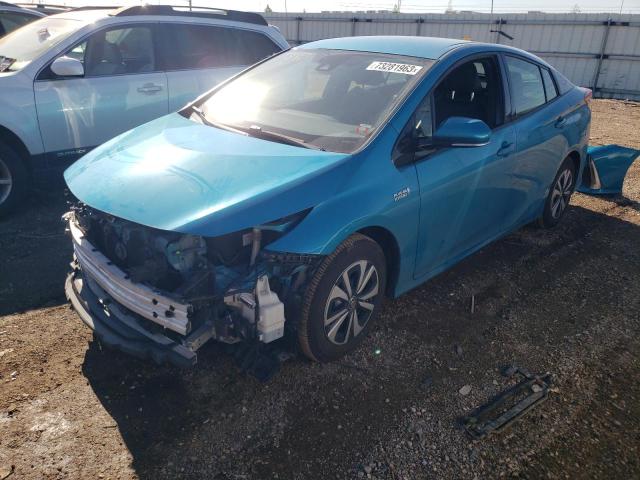 JTDKARFP7J3088298 - 2018 TOYOTA PRIUS PRIM BLUE photo 1