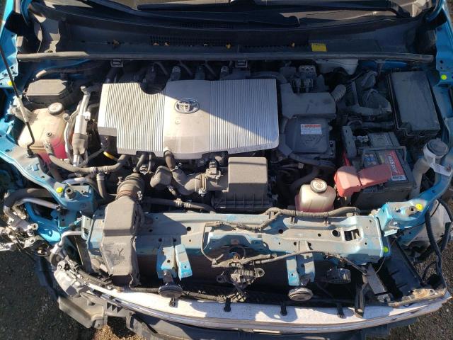 JTDKARFP7J3088298 - 2018 TOYOTA PRIUS PRIM BLUE photo 11