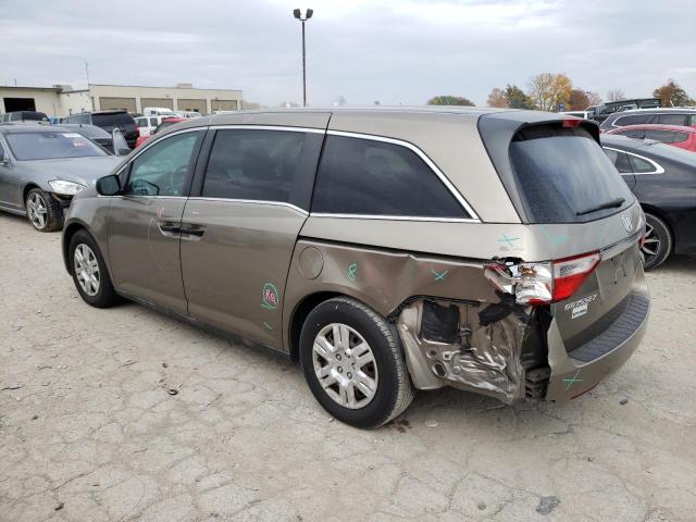 5FNRL5H24CB081074 - 2012 HONDA ODYSSEY LX GOLD photo 2