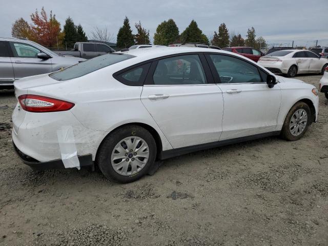 3FA6P0G73DR345575 - 2013 FORD FUSION S WHITE photo 3