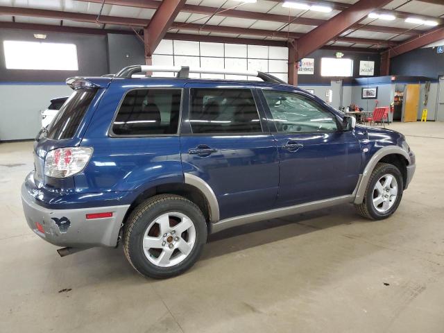 JA4LZ41G43U110076 - 2003 MITSUBISHI OUTLANDER XLS BLUE photo 3