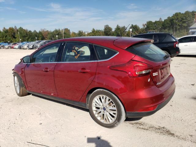 1FADP3N2XHL338420 - 2017 FORD FOCUS TITANIUM RED photo 2