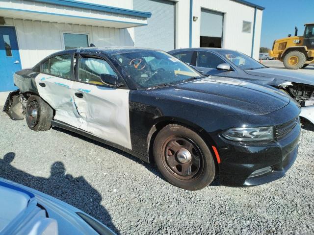2C3CDXAT0HH630521 - 2017 DODGE CHARGER POLICE BLACK photo 4