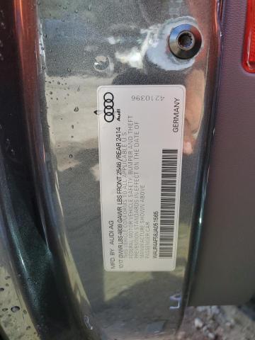 WAUR4AF58JA051565 - 2018 AUDI S5 PRESTIGE GRAY photo 12