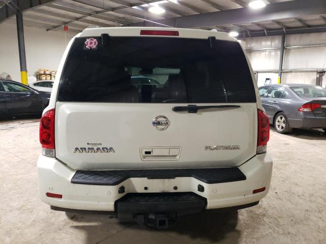 5N1AA0NE2EN601390 - 2014 NISSAN ARMADA PLATINUM WHITE photo 6