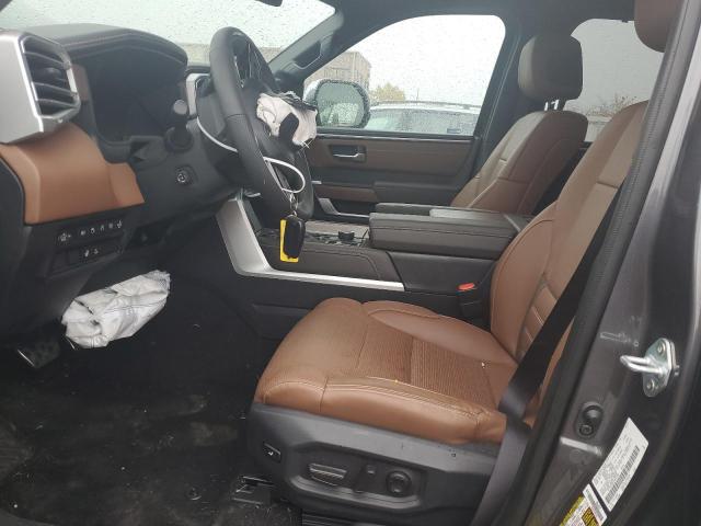 5TFMC5DB1PX031583 - 2023 TOYOTA TUNDRA CREWMAX PLATINUM Grau Foto 7