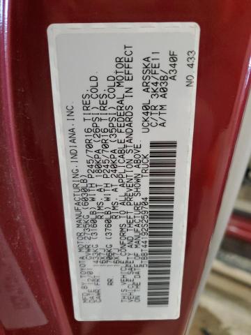 5TBBT44192S259704 - 2002 TOYOTA TUNDRA ACCESS CAB წითელი ფოტო 12