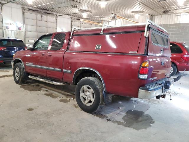 5TBBT44192S259704 - 2002 TOYOTA TUNDRA ACCESS CAB RED photo 2