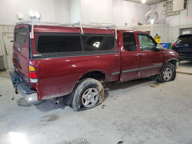 5TBBT44192S259704 - 2002 TOYOTA TUNDRA ACCESS CAB RED photo 3