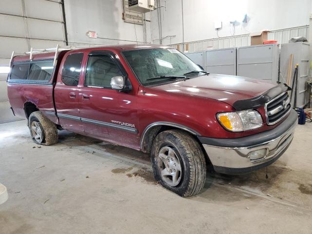 5TBBT44192S259704 - 2002 TOYOTA TUNDRA ACCESS CAB RED photo 4