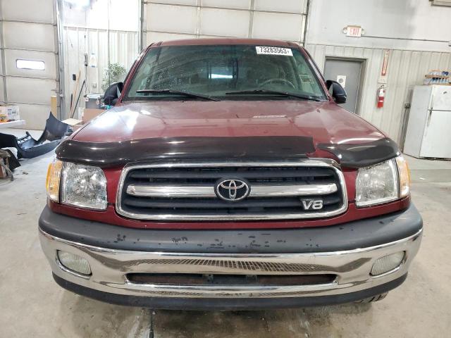 5TBBT44192S259704 - 2002 TOYOTA TUNDRA ACCESS CAB RED photo 5