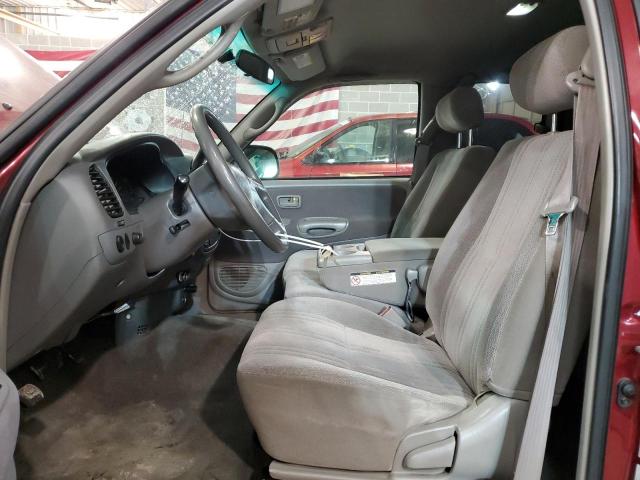 5TBBT44192S259704 - 2002 TOYOTA TUNDRA ACCESS CAB წითელი ფოტო 7