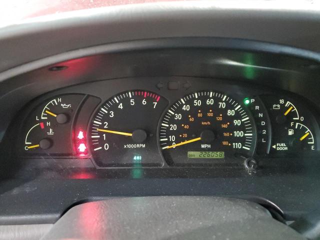 5TBBT44192S259704 - 2002 TOYOTA TUNDRA ACCESS CAB წითელი ფოტო 9