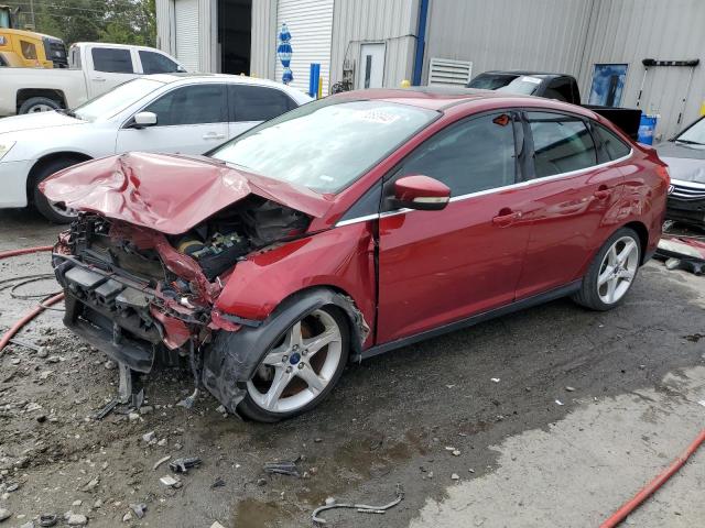 1FADP3J21EL320972 - 2014 FORD FOCUS TITANIUM RED photo 1