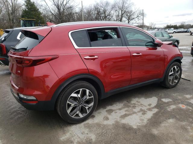 KNDPN3AC9L7799721 - 2020 KIA SPORTAGE EX RED photo 3