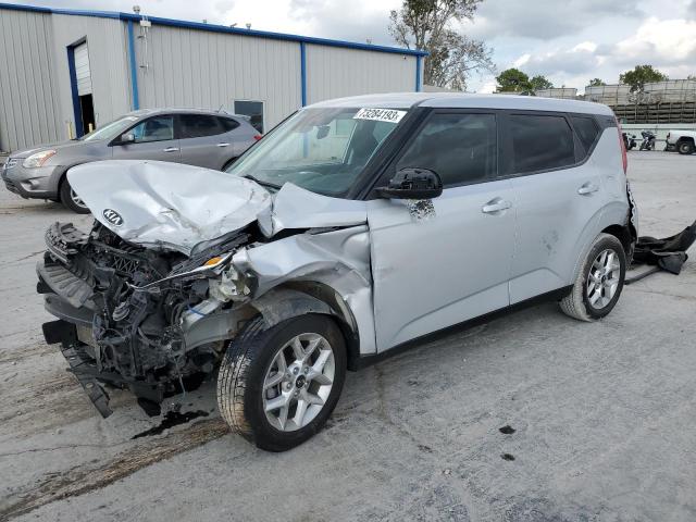 KNDJ23AU0L7014980 - 2020 KIA SOUL LX SILVER photo 1