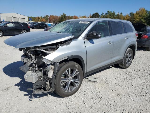 5TDZZRFH0KS301561 - 2019 TOYOTA HIGHLANDER LE SILVER photo 1