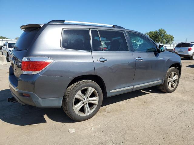 5TDDK3EHXBS069368 - 2011 TOYOTA HIGHLANDER LIMITED GRAY photo 3