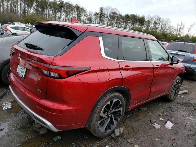 JA4J3VA8XPZ007115 - 2023 MITSUBISHI OUTLANDER SEL RED photo 3