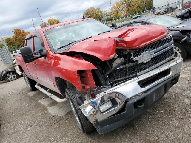 1GC1KXCG7BF201846 - 2011 CHEVROLET SILVERADO K2500 HEAVY DUTY LT RED photo 4