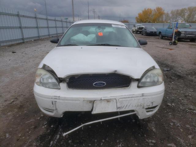 1FAFP53295A233141 - 2005 FORD TAURUS SE WHITE photo 5