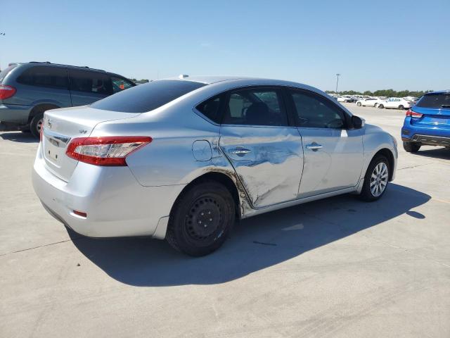 3N1AB7AP8FY317934 - 2015 NISSAN SENTRA S SILVER photo 3