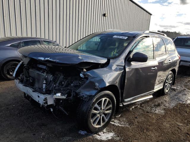 5N1AR2MN4DC641857 - 2013 NISSAN PATHFINDER S SILVER photo 1