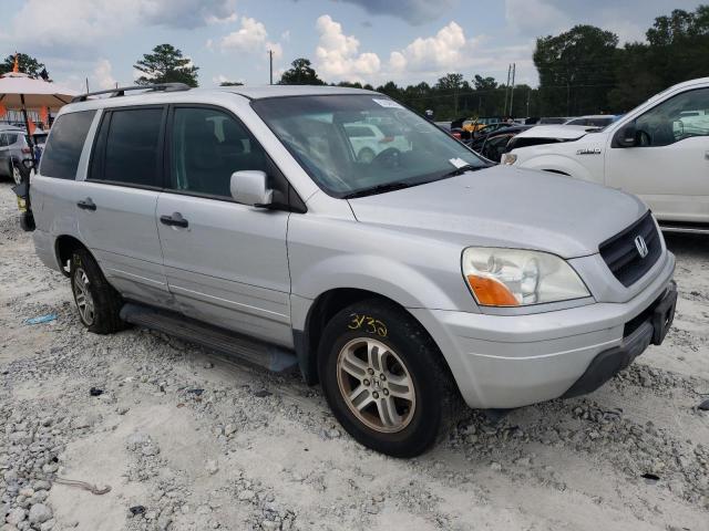 2HKYF18764H543841 - 2004 HONDA PILOT EXL SILVER photo 4