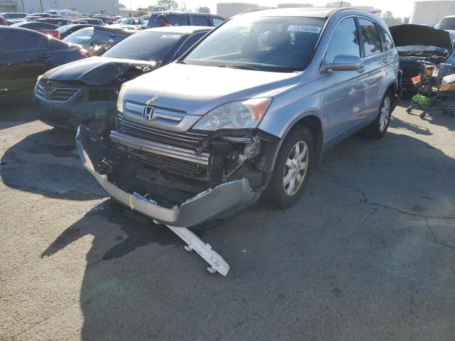 5J6RE48777L000808 - 2007 HONDA CR-V EXL SILVER photo 1