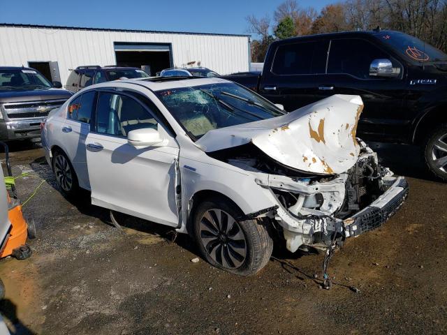 1HGCR6F57FA014748 - 2015 HONDA ACCORD HYBRID EXL WHITE photo 4