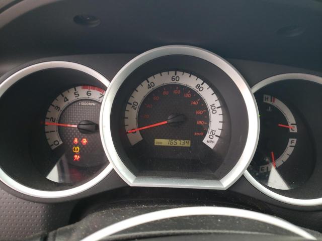 5TFJU4GN1CX018150 - 2012 TOYOTA TACOMA DOUBLE CAB PRERUNNER SILVER photo 9