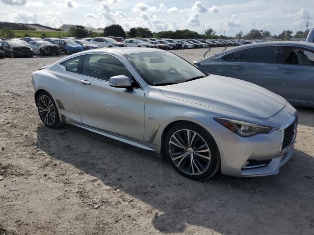 JN1EV7EK2JM340421 - 2018 INFINITI Q60 LUXE 300 SILVER photo 4