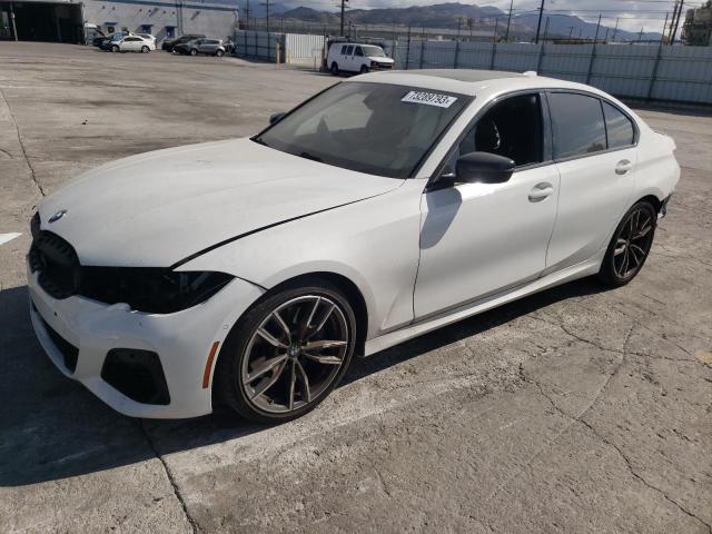 3MW5U7J02M8B53294 - 2021 BMW M340I WHITE photo 1