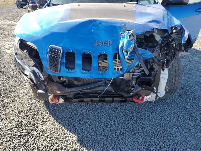 1C4PJMBXXKD392025 - 2019 JEEP CHEROKEE TRAILHAWK ლურჯი ფოტო 12