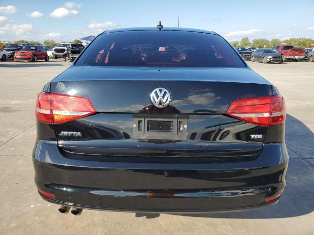 3VWLA7AJ2FM299374 - 2015 VOLKSWAGEN JETTA TDI BLACK photo 6